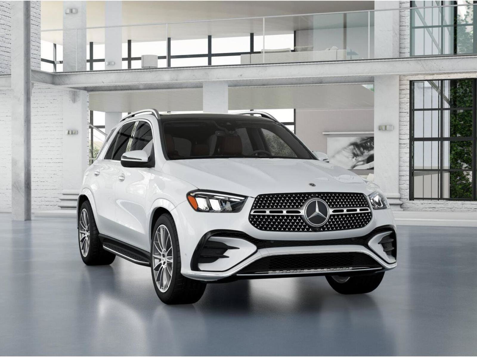 New 2026 MANUFAKTUR Moonlight White Metallic Mercedes-Benz GLE 350 image 8