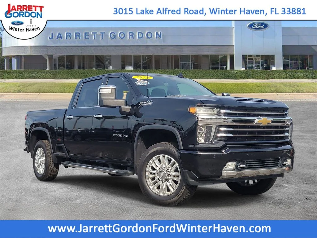 Certified Used 2020 Black Chevrolet High Country image 1