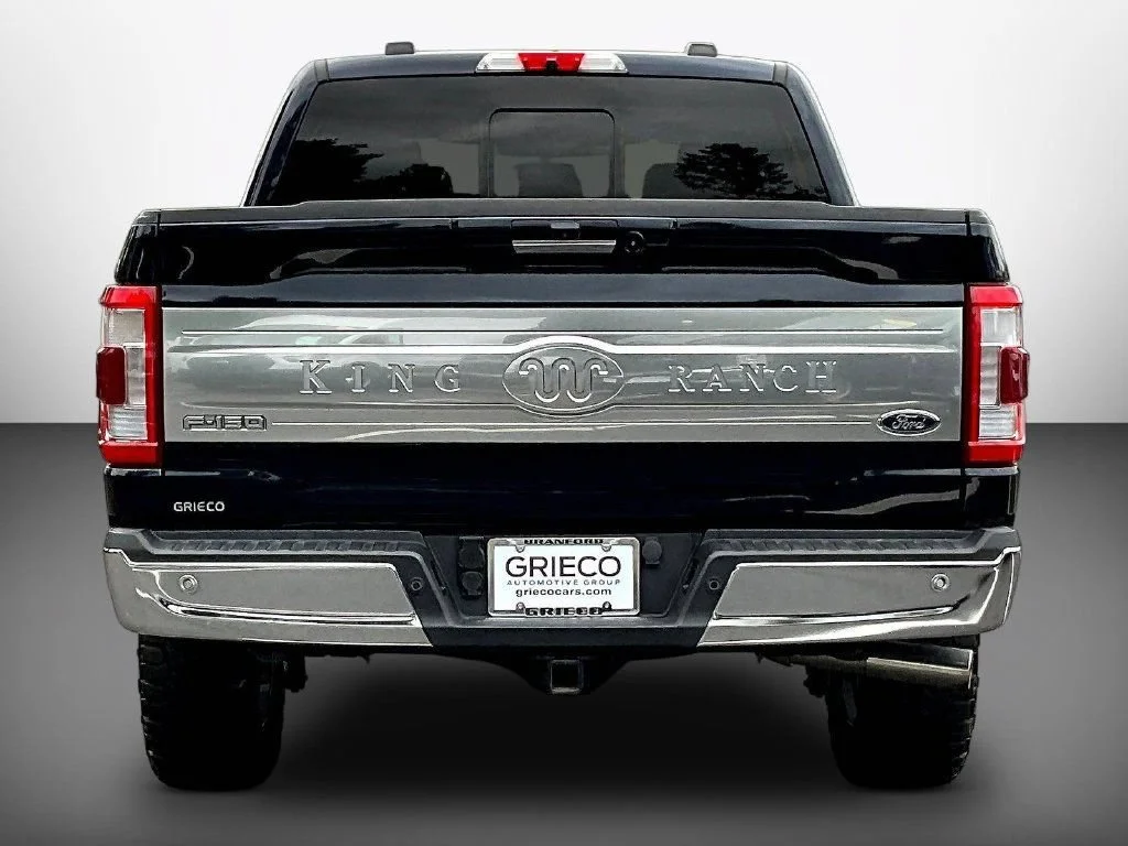 Used 2022 Antimatter Blue Metallic Ford King Ranch image 6