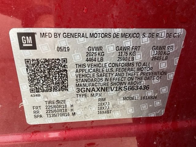 Certified Used 2019 Red Tinted Clearcoat Chevrolet Premier image 34