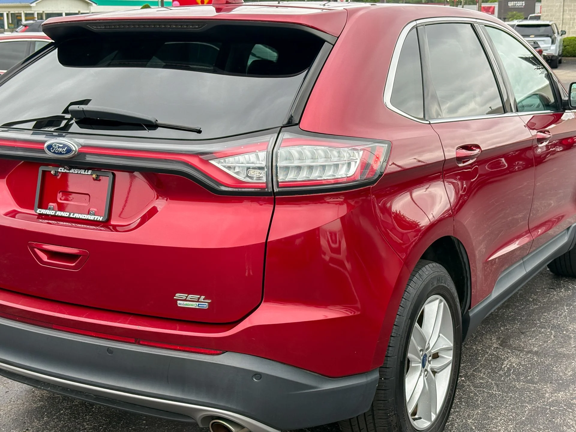 Used 2018 Red Ford SEL image 18