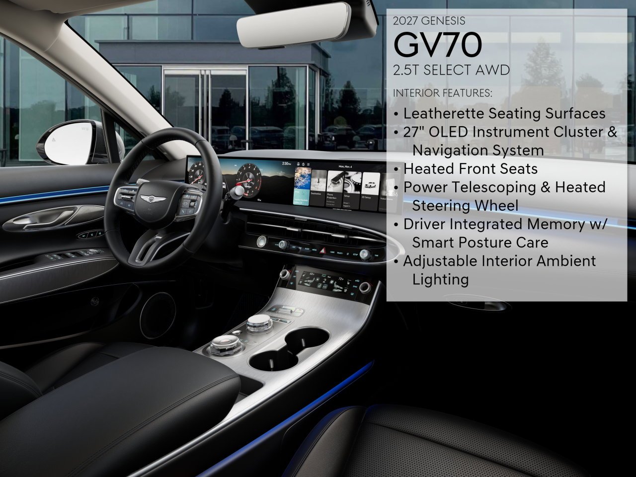 New 2027 Silver Genesis 2.5T SELECT image 17