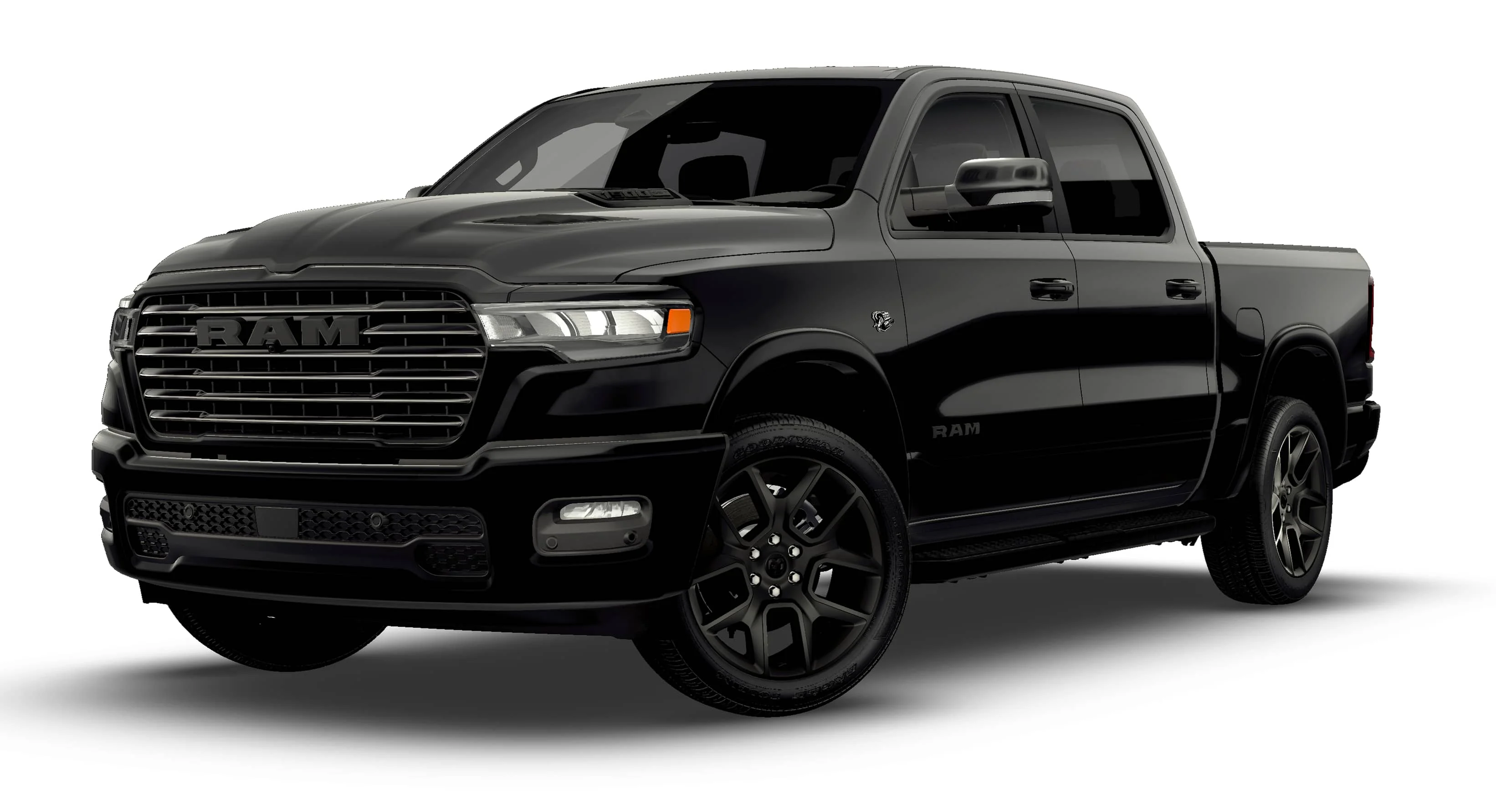 New 2026 Diamond Black Crystal Pearl-Coat Exterior Paint RAM Laramie image 13