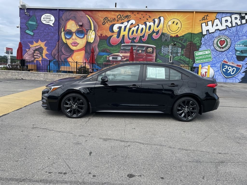 Used 2024 Black Toyota SE image 2