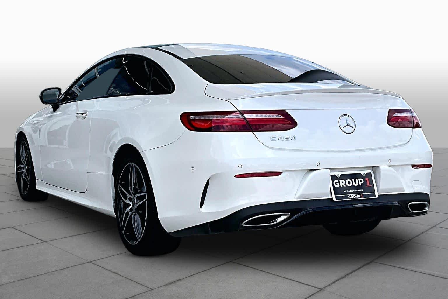 Used 2020 designo Diamond White Metallic Mercedes-Benz E 450 image 12