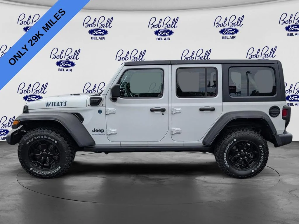 Used 2023 Bright White Clearcoat Jeep Willys 4xe image 6