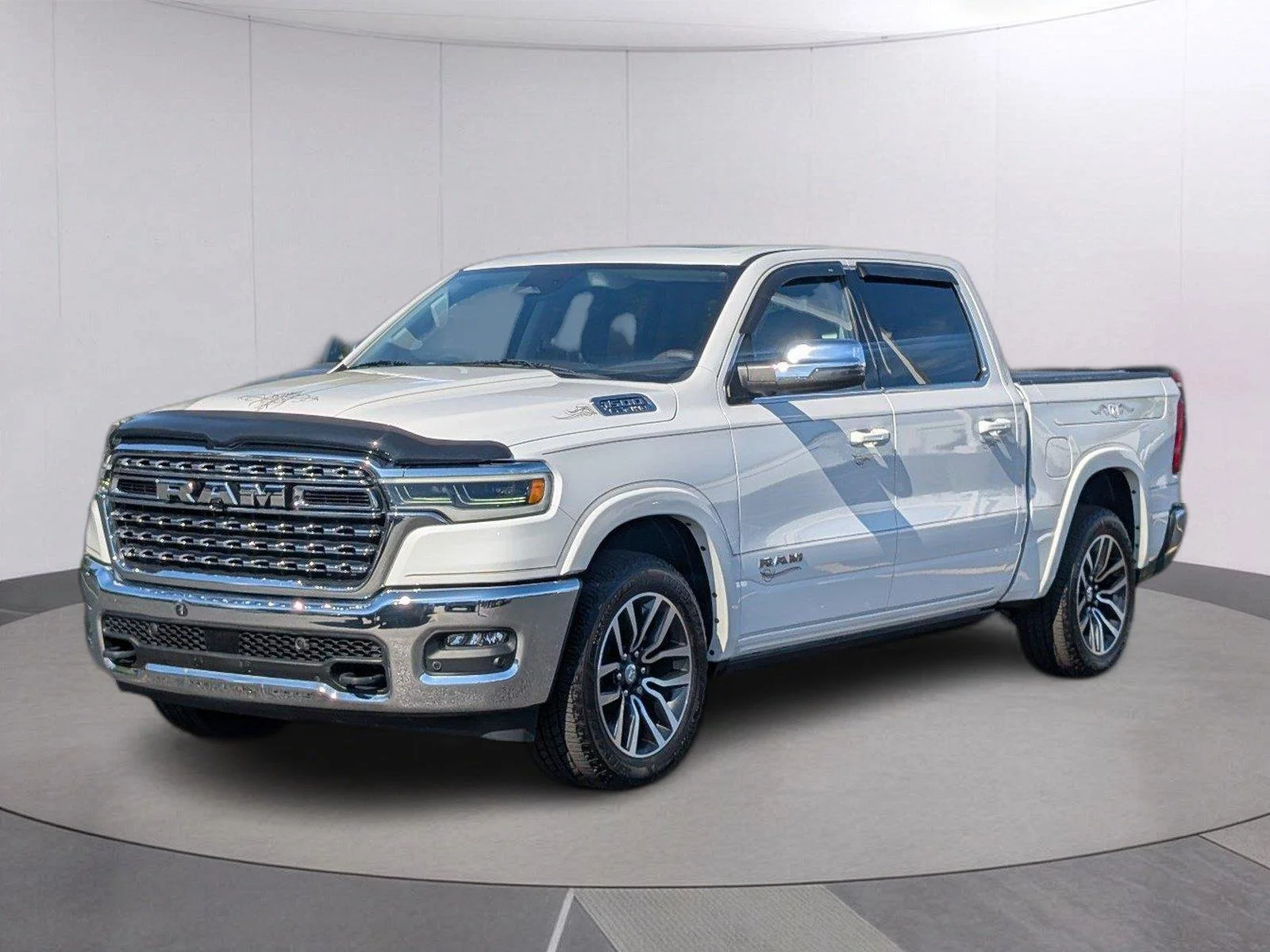 Used 2025 Bright White Clearcoat Ram Longhorn image 1
