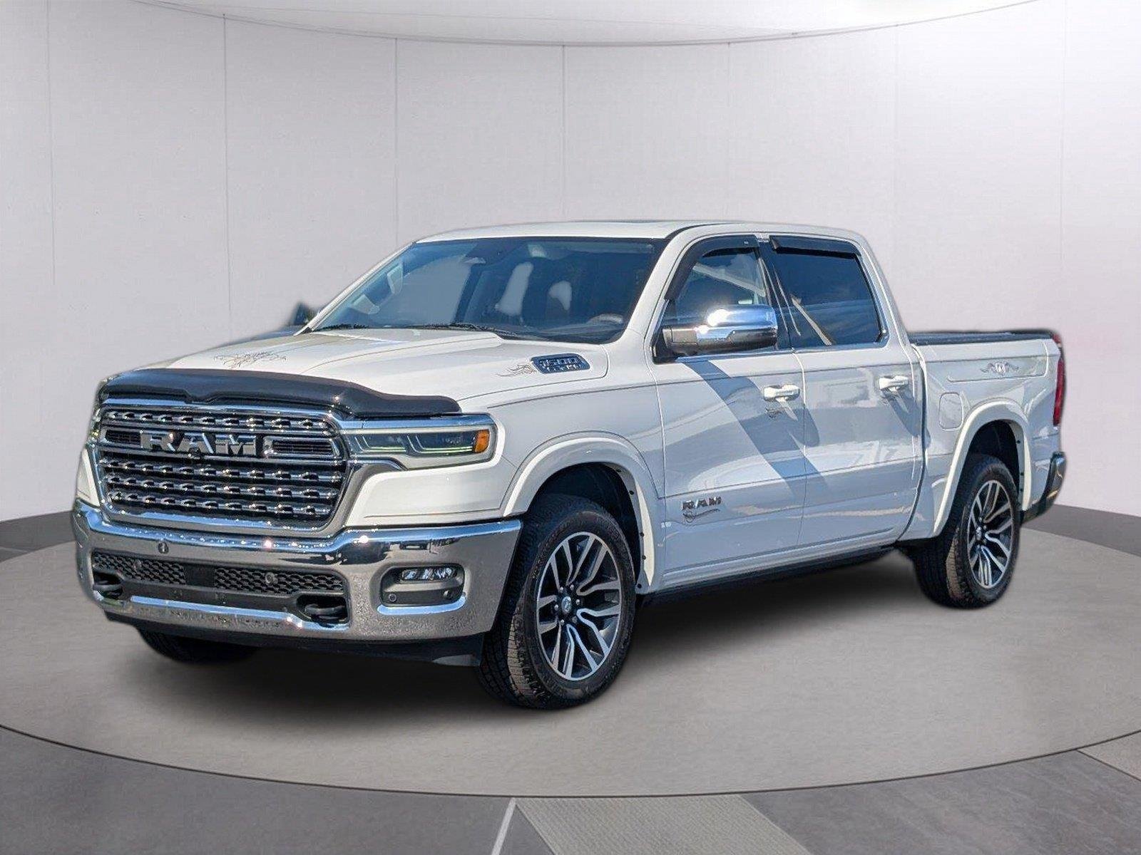 Used 2025 Bright White Clearcoat Ram Longhorn image 1