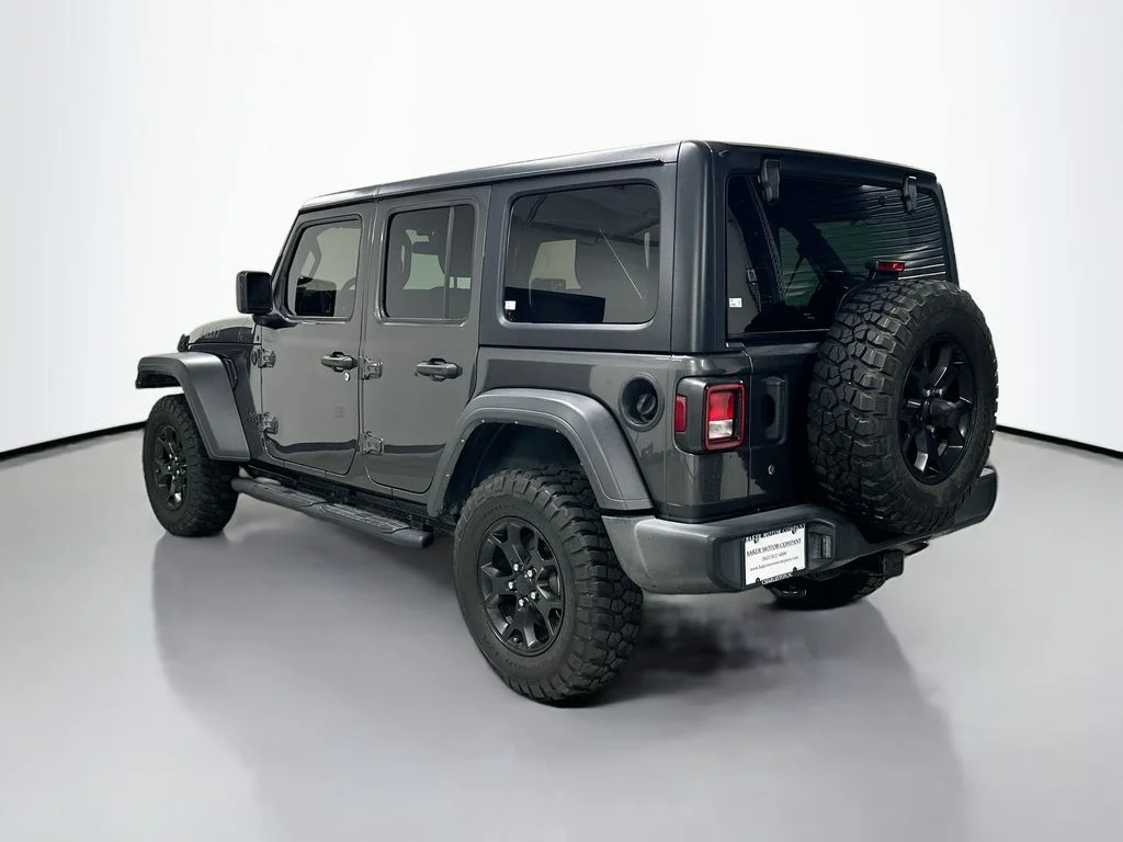 Used 2022 Gray Jeep Unlimited Willys image 3