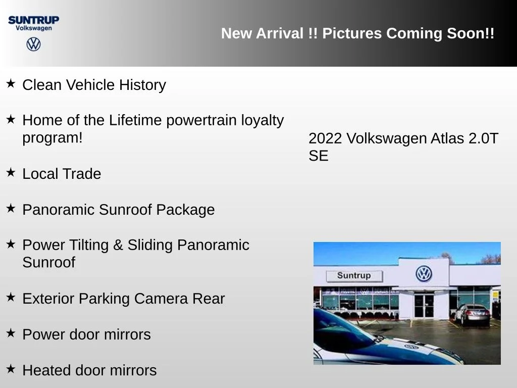 Used 2022 Gray Volkswagen 2.0T SE w/Technology image 2