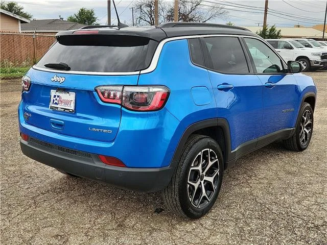 Used 2025 Blue Jeep Limited 4x4 image 4