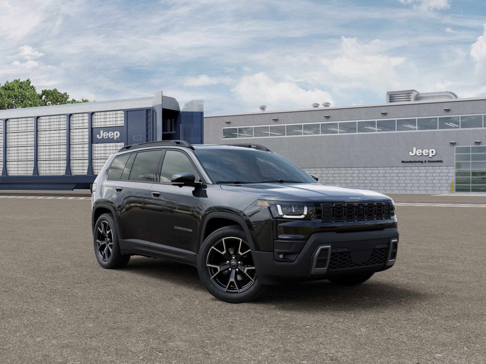 New 2026 Diamond Black Crystal Pearl-Coat Exterior Paint Jeep Overland image 28
