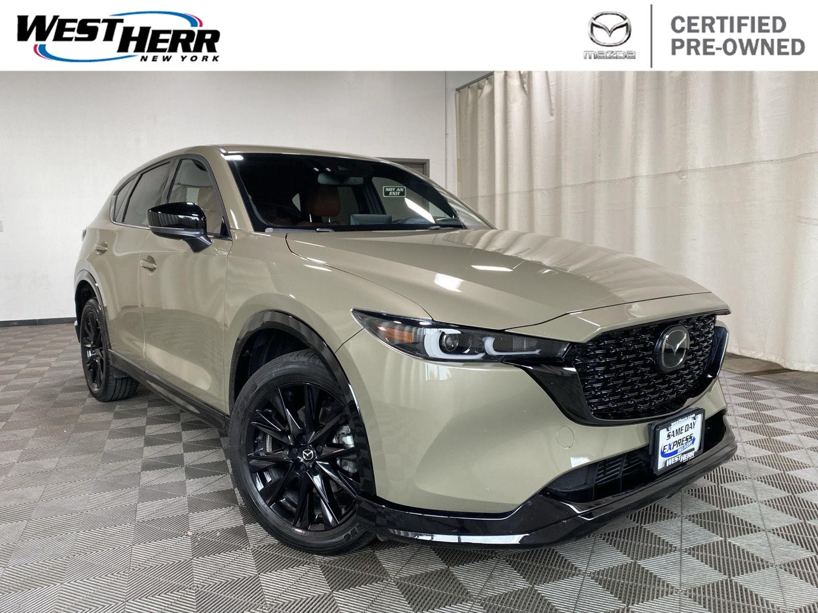 Certified Used 2024 Zircon Sand Metallic Mazda 2.5 Carbon Turbo image 1
