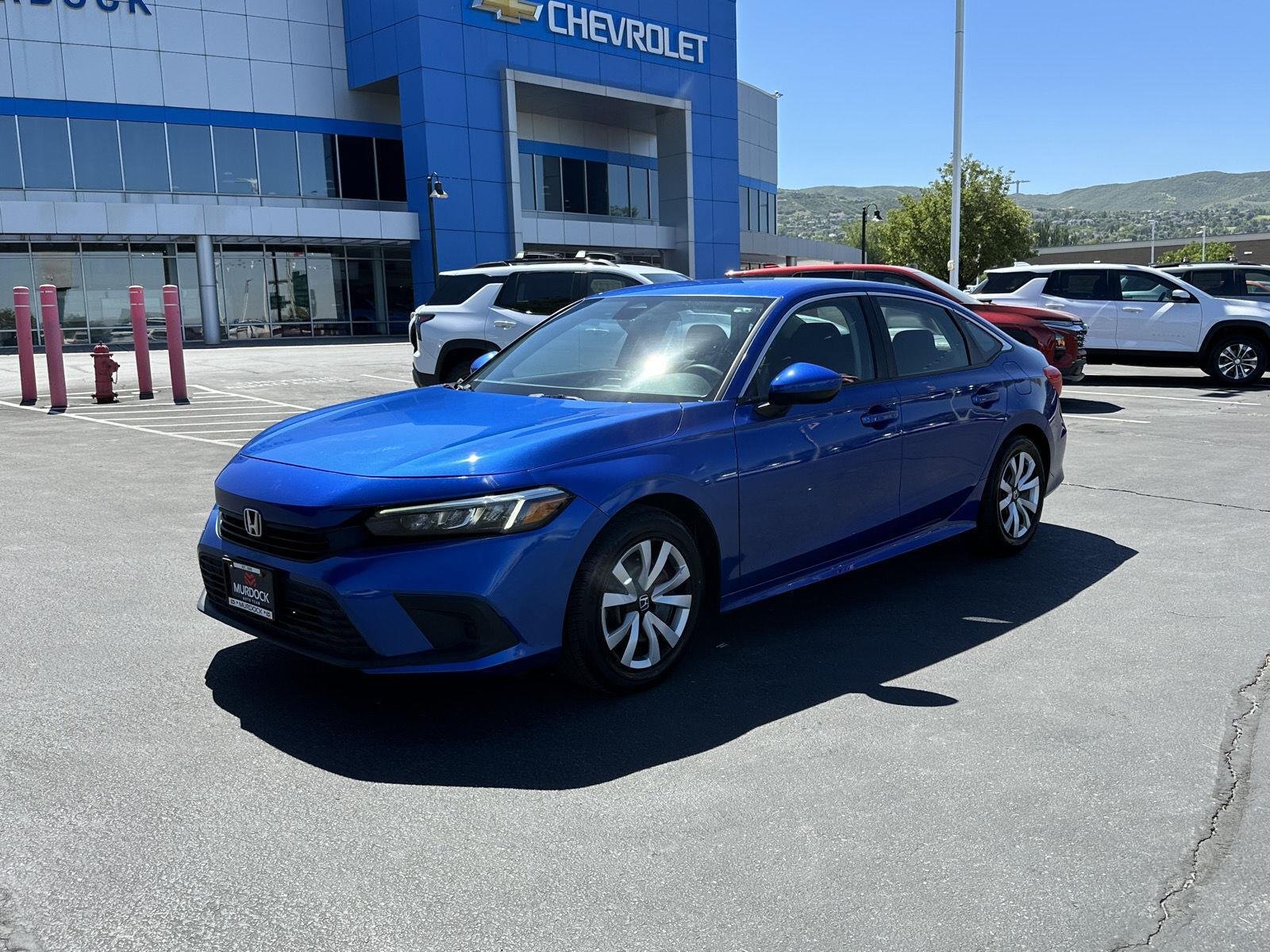Used 2022 Honda Civic LX with VIN 2HGFE2F23NH510525 for sale in Woods Cross, UT