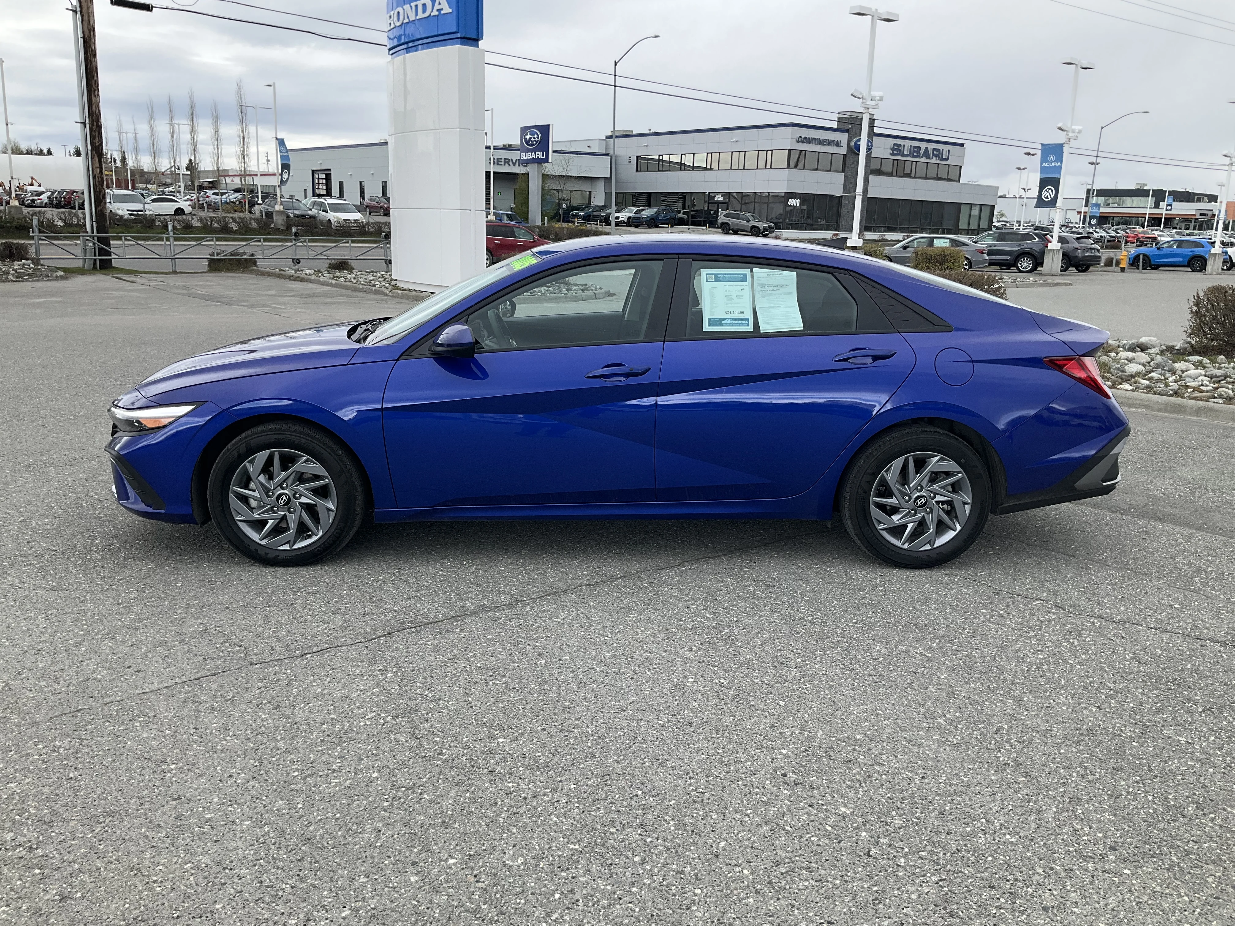 Used 2025 Intense Blue Hyundai Blue image 3