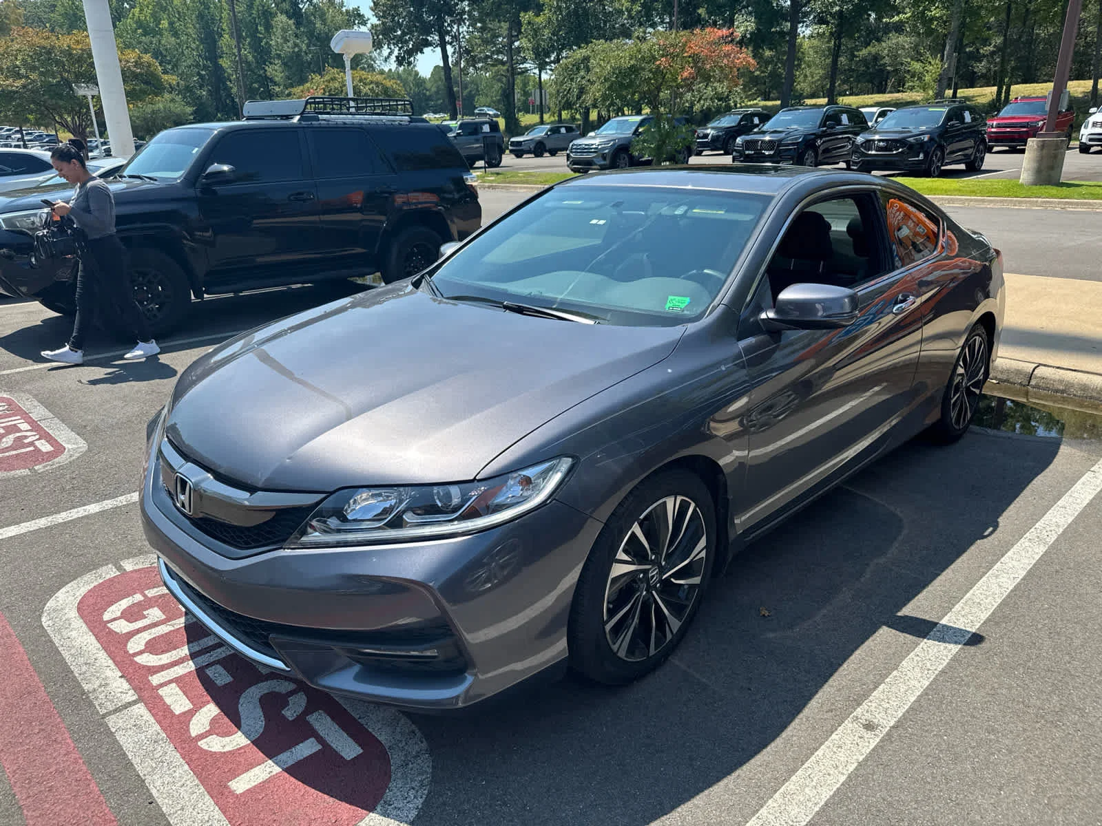 Used 2017 Modern Steel Metallic Honda EX image 2