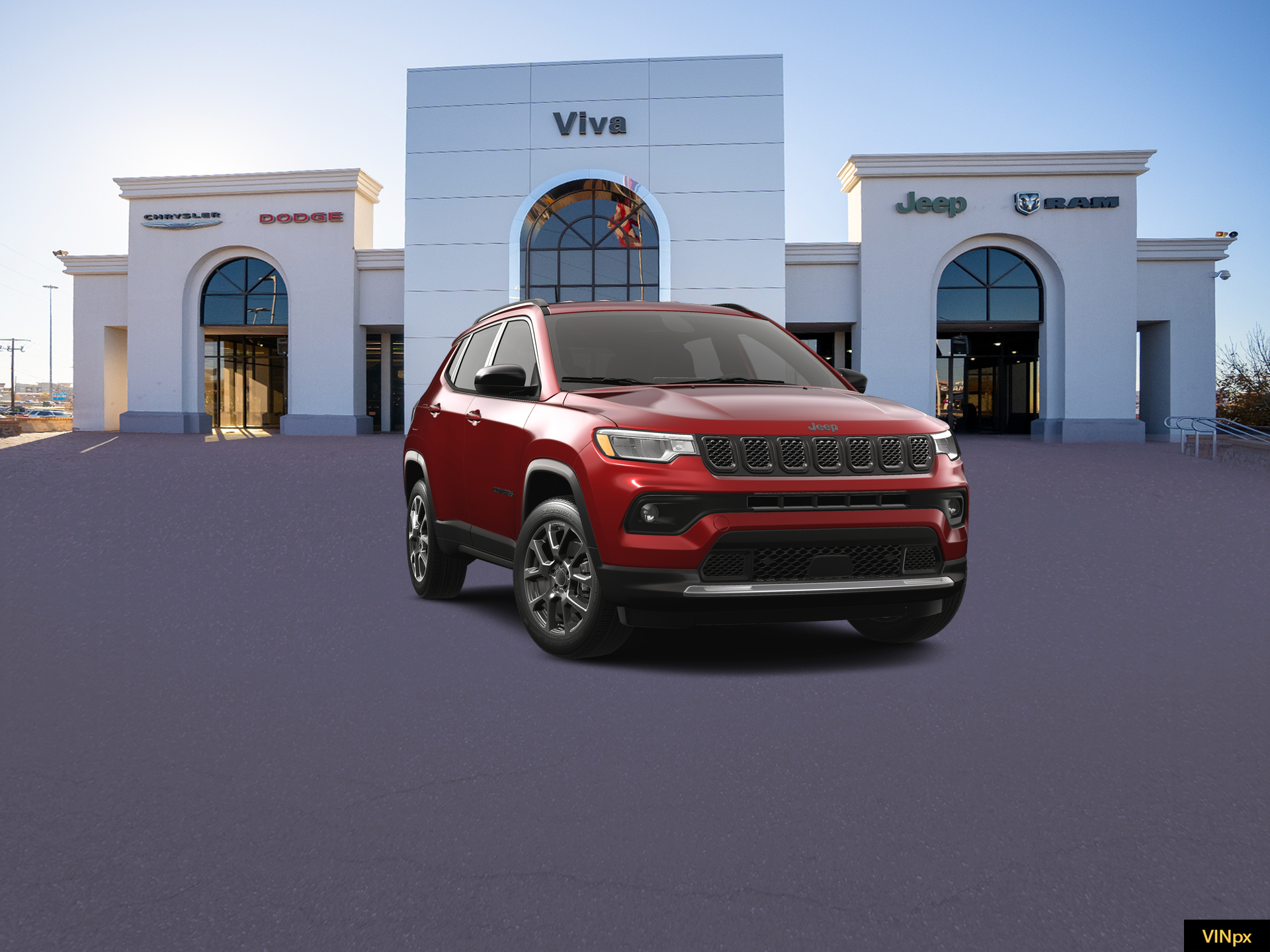 New 2026 Red Hot Pearl-Coat Exterior Paint Jeep Latitude image 28