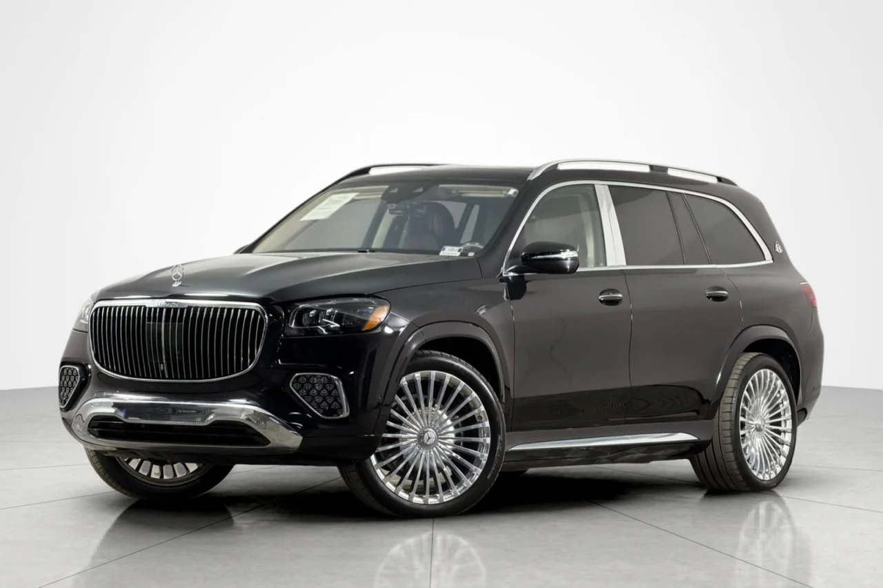 Certified Used 2025 Obsidian Black Metallic Mercedes-Benz Maybach GLS 600 image 1