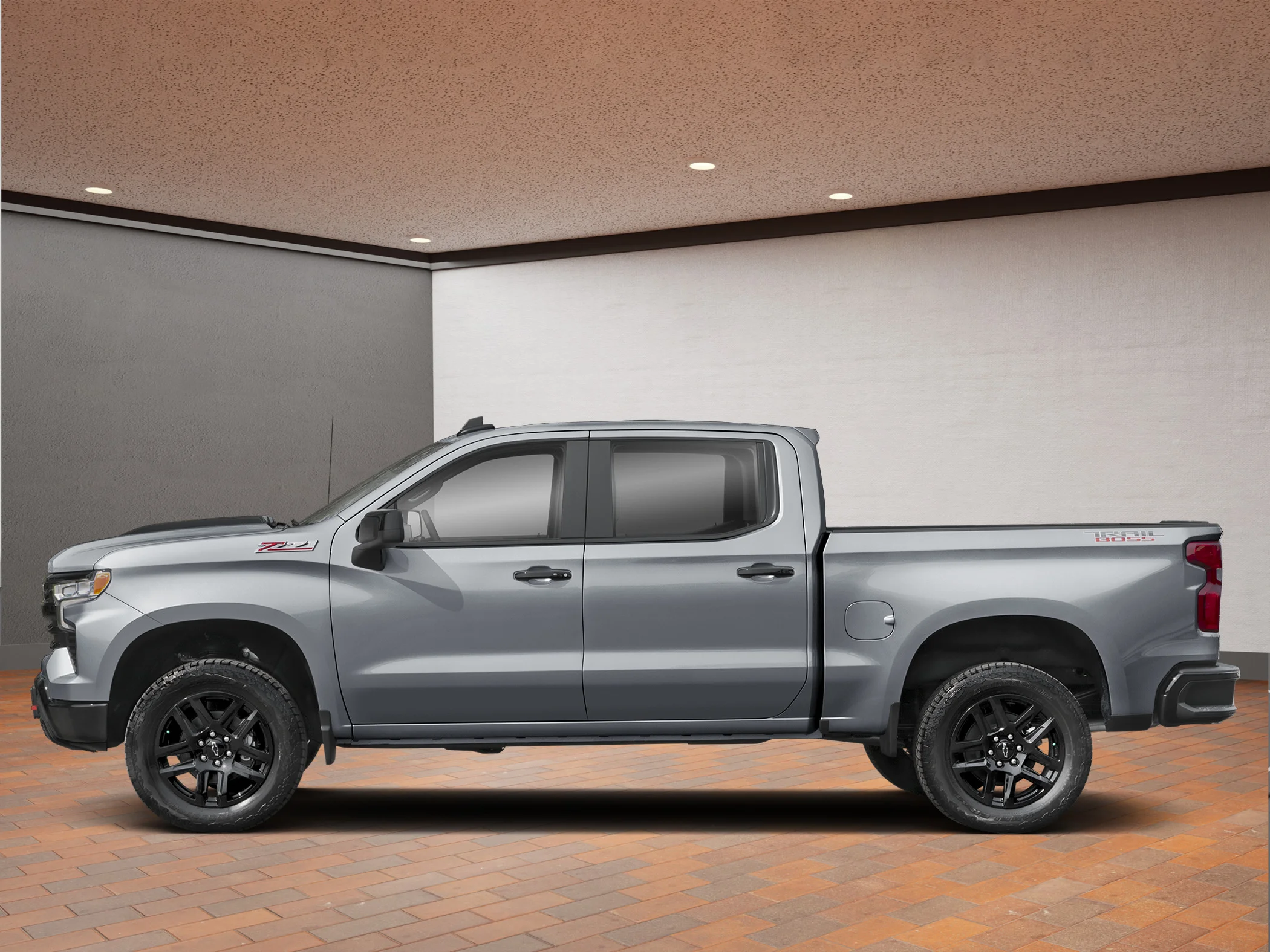 New 2026 Grey Chevrolet Crew Cab Short Box 4-Wheel Drive LT Trail Boss image 1