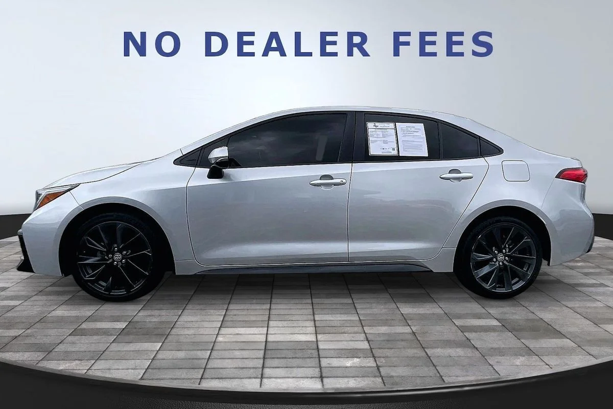 Used 2024 Silver Toyota Hybrid SE image 30