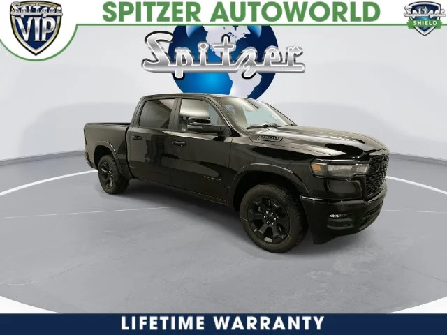 New 2027 Diamond Black Crystal Pearl-Coat Exterior Paint RAM Big Horn/Lone Star image 4