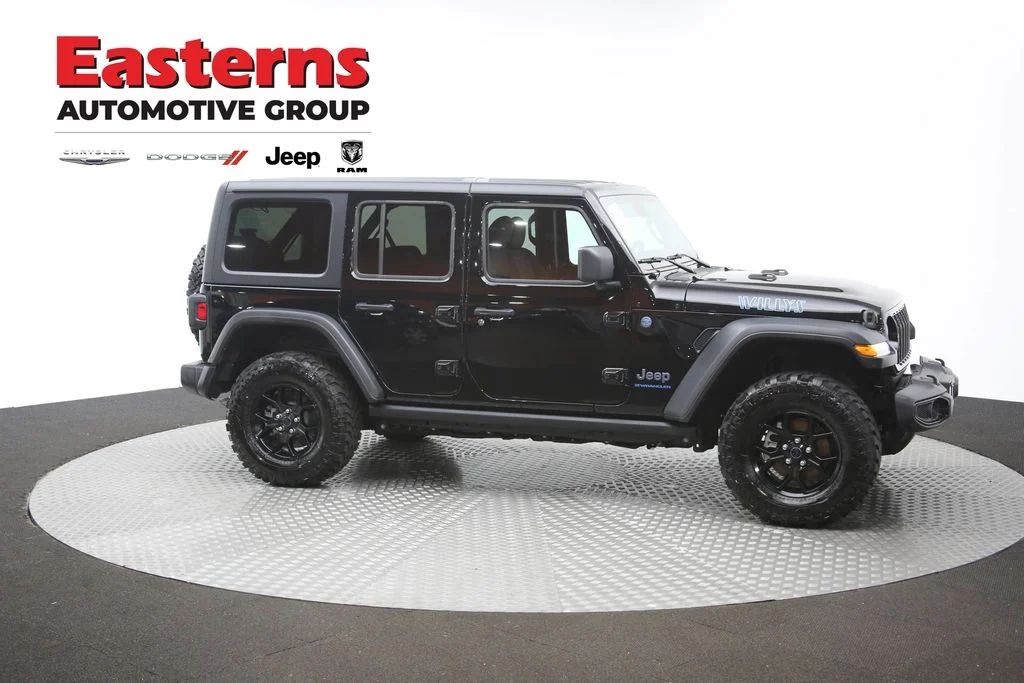 Used 2025 Black Jeep Willys 4xe image 47