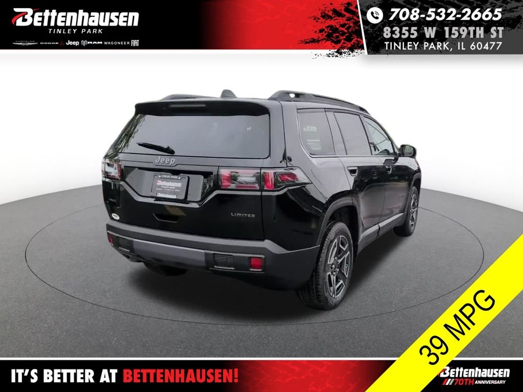 New 2026 Diamond Black Crystal Pearl-Coat Exterior Paint Jeep Limited image 7
