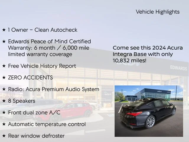 Used 2024 Black Acura Base image 10