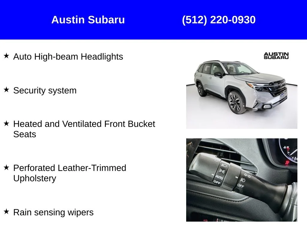 New 2026 Gray Subaru Touring image 17