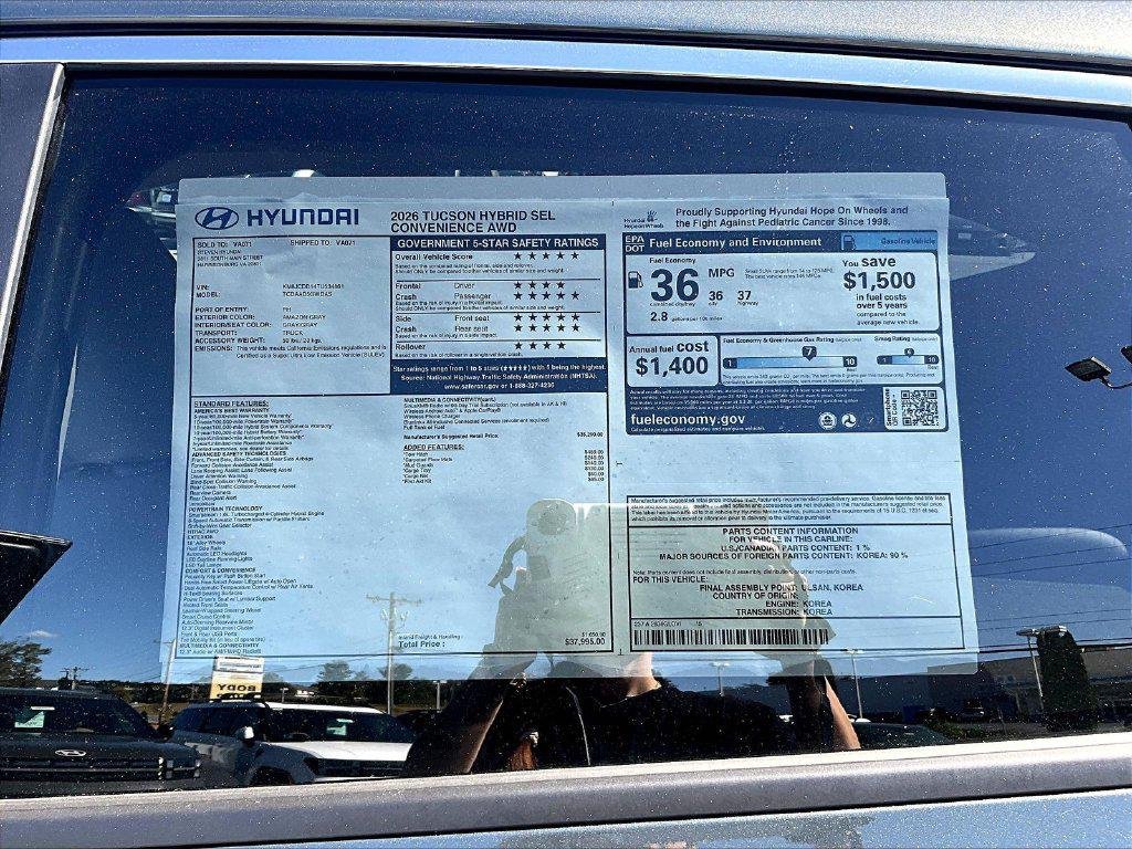 New 2026 Gray Hyundai SEL Convenience image 32
