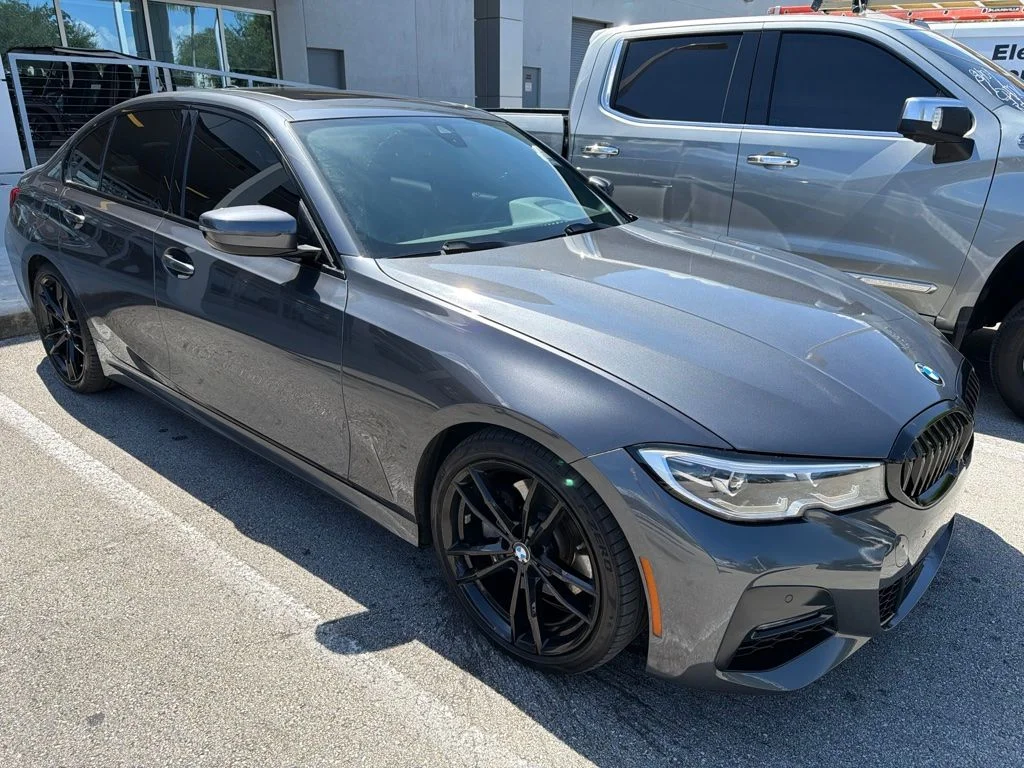 Used 2021 Mineral Gray Metallic BMW 330i image 3