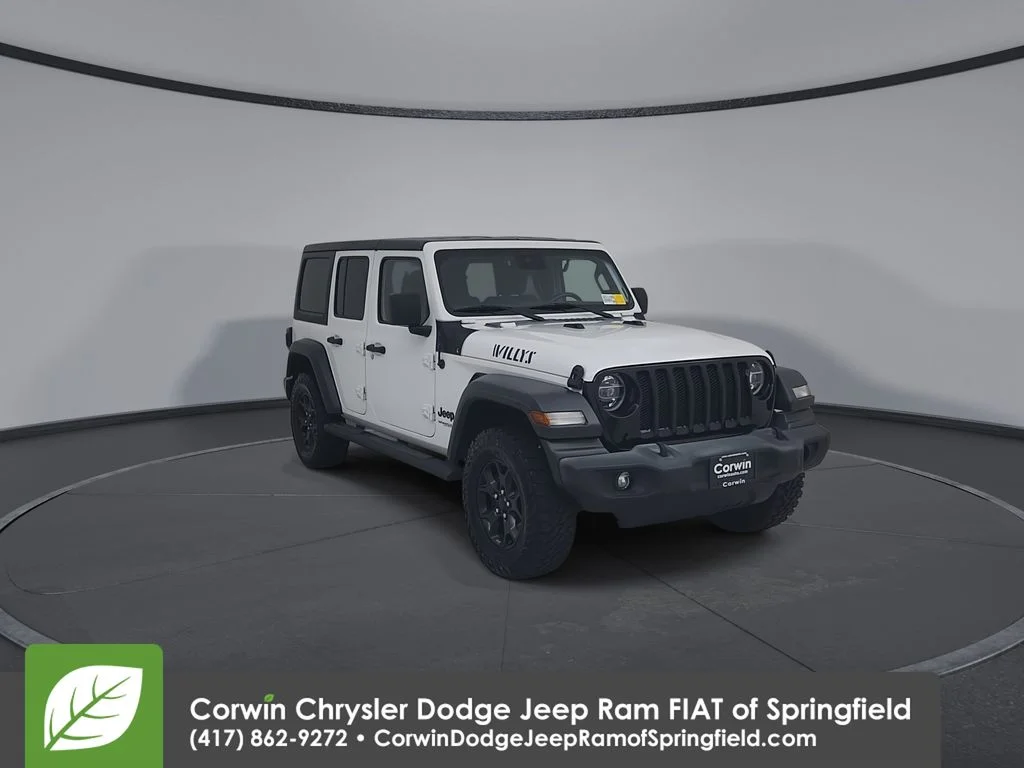 Certified Used 2020 White Jeep Unlimited Sport image 2