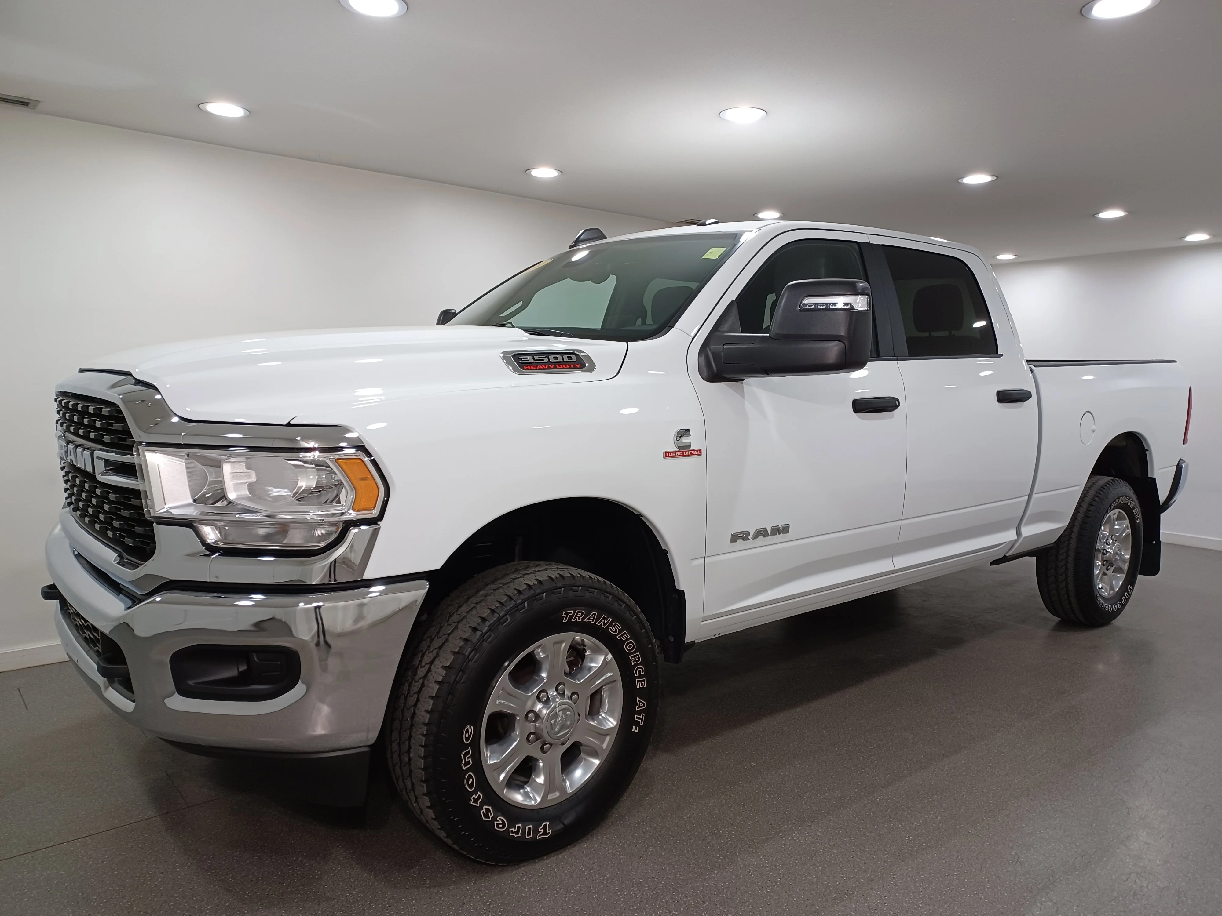 Certified Used 2024 Bright White Ram Bighorn 4x4*6.7L Cummins Diesel | 6 Pass | 6 Foot Box | Htd Power Fold MIrrors | Tow Pkg image 2