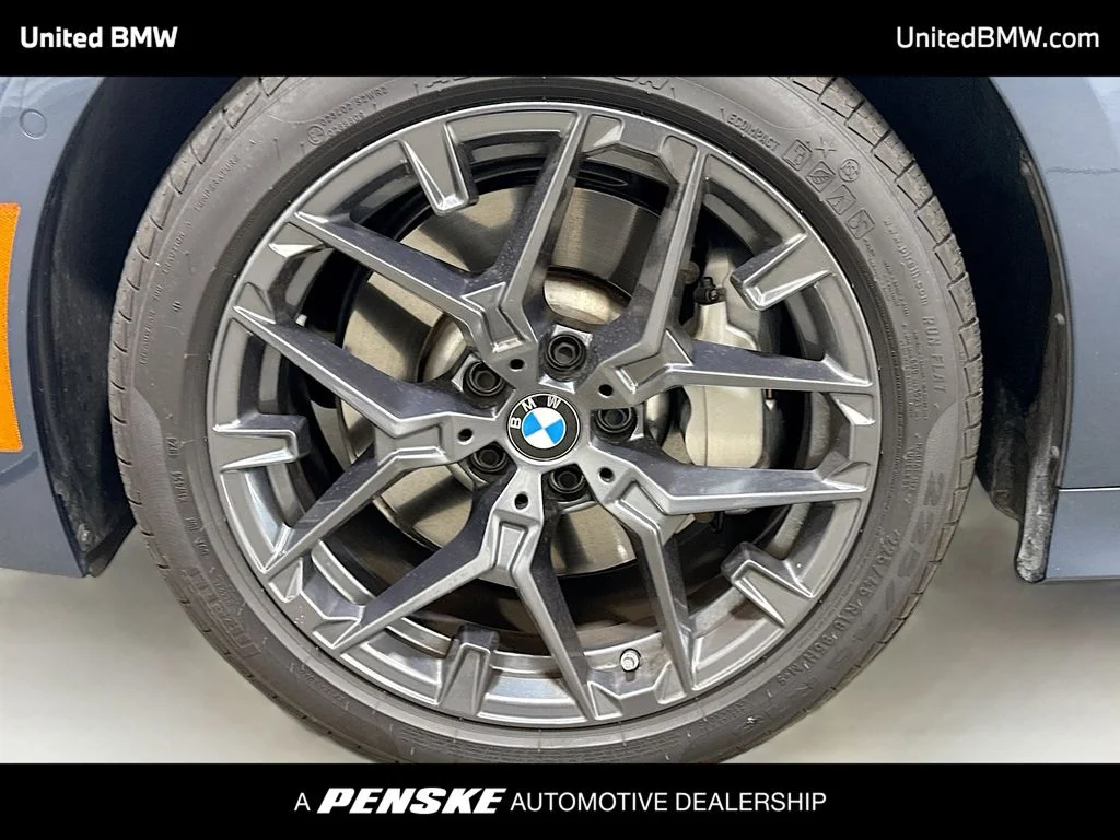 Certified Used 2025 Arctic Race Blue metallic BMW 330i image 2