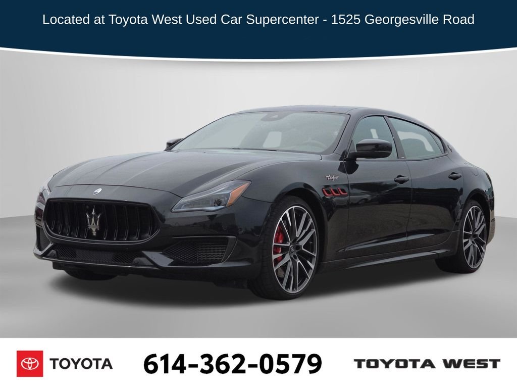 Used 2022 Black Maserati Trofeo image 1