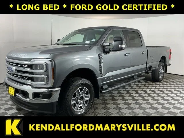Certified Used 2025 Gray Ford Lariat image 1