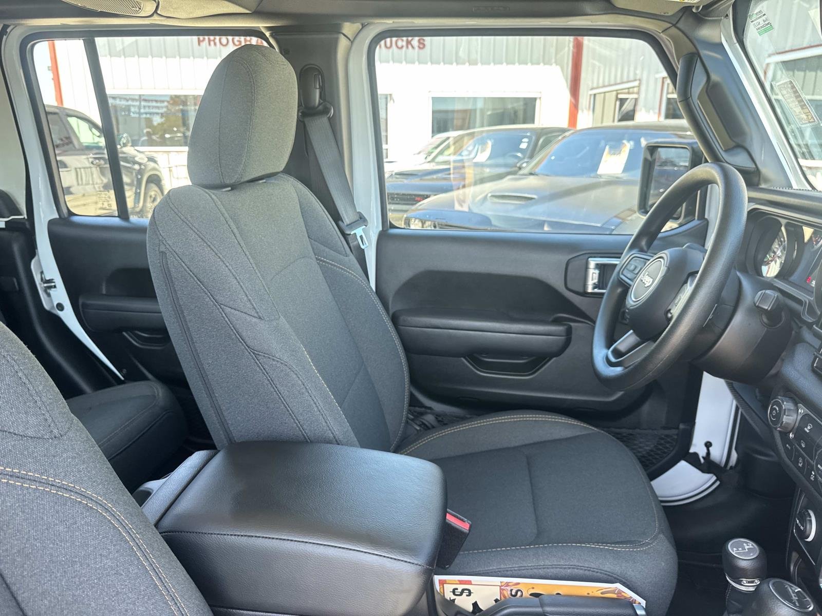Used 2026 Bright White Clearcoat Jeep Sport image 10