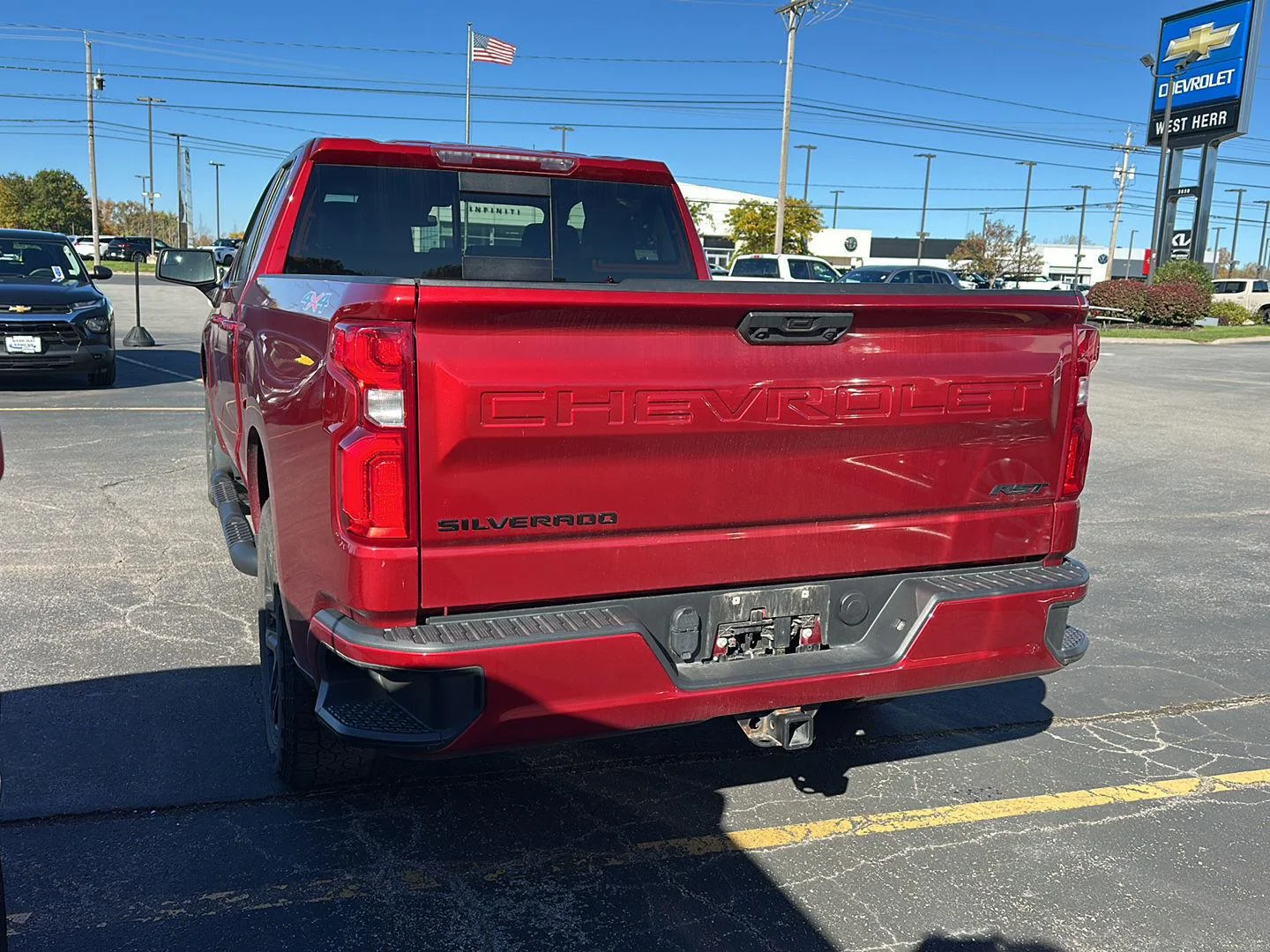 Used 2024 Radiant Red Tintcoat Chevrolet RST image 4