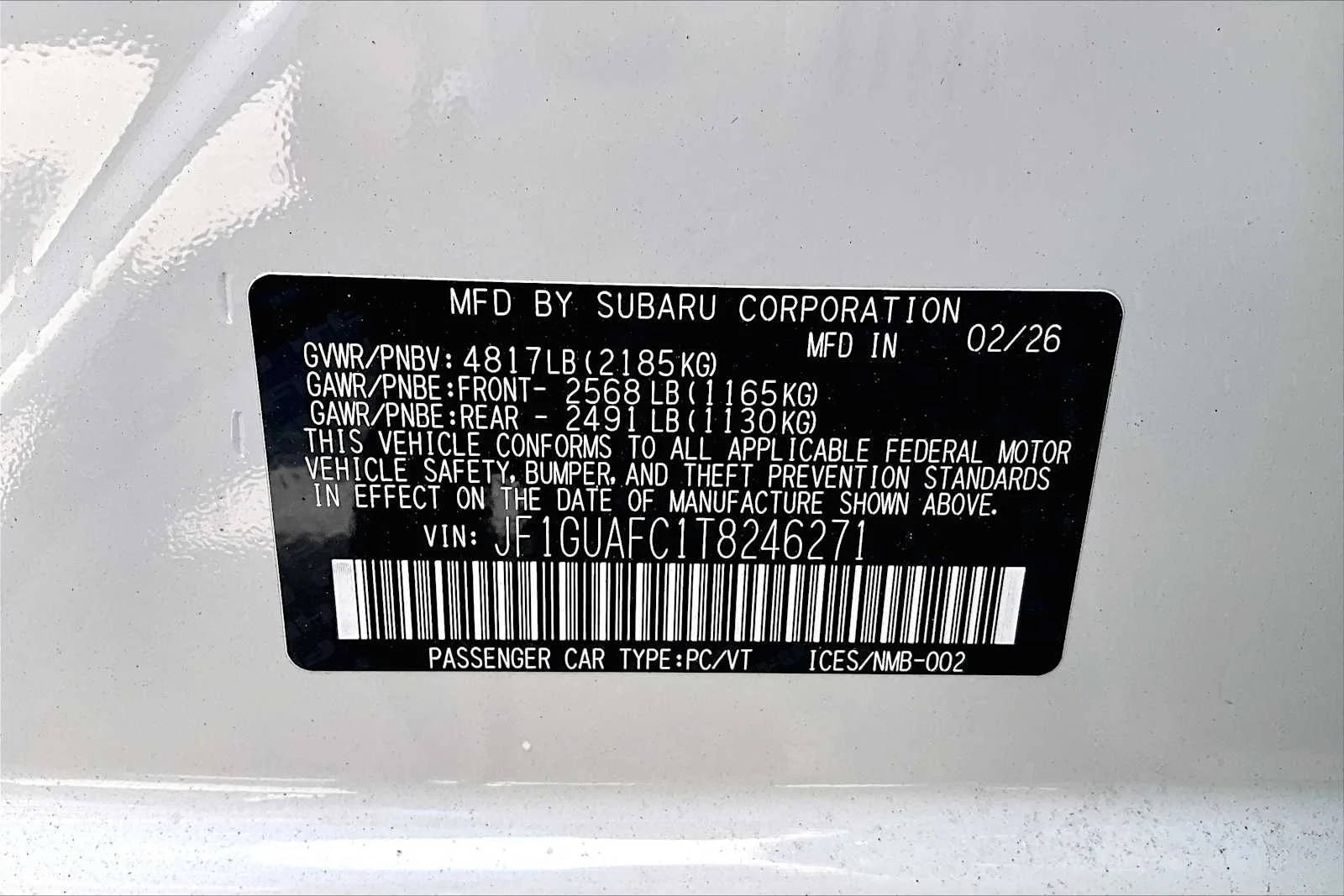 New 2026 Crystal White Pearl Subaru Sport image 19