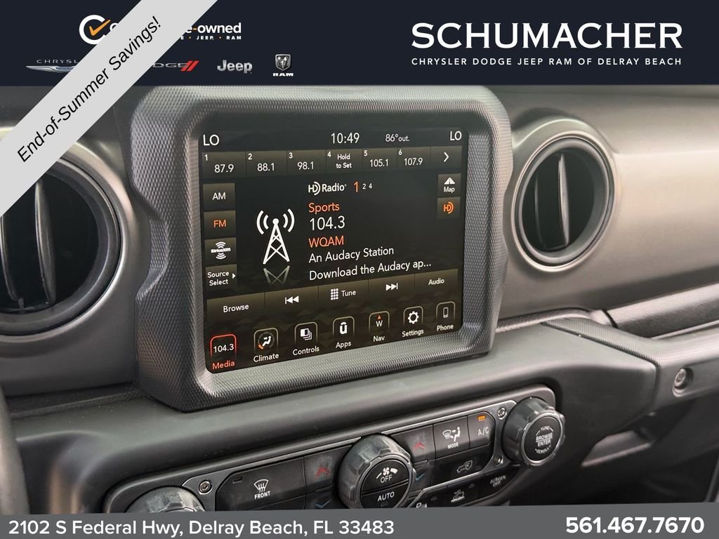 Used 2022 White Jeep Unlimited Sport S image 19