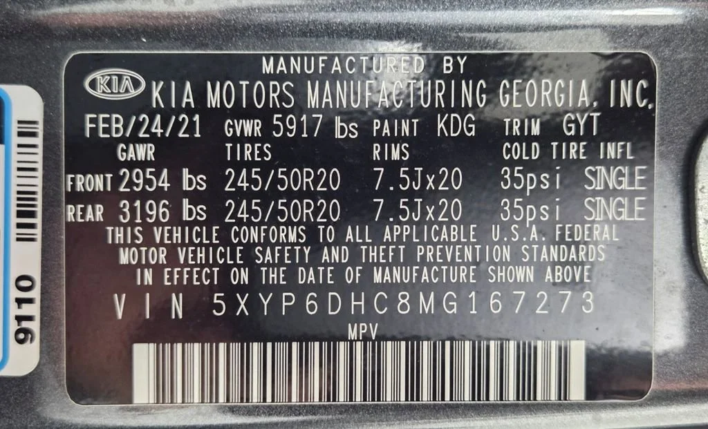 Used 2021 Gravity Grey Kia S image 33