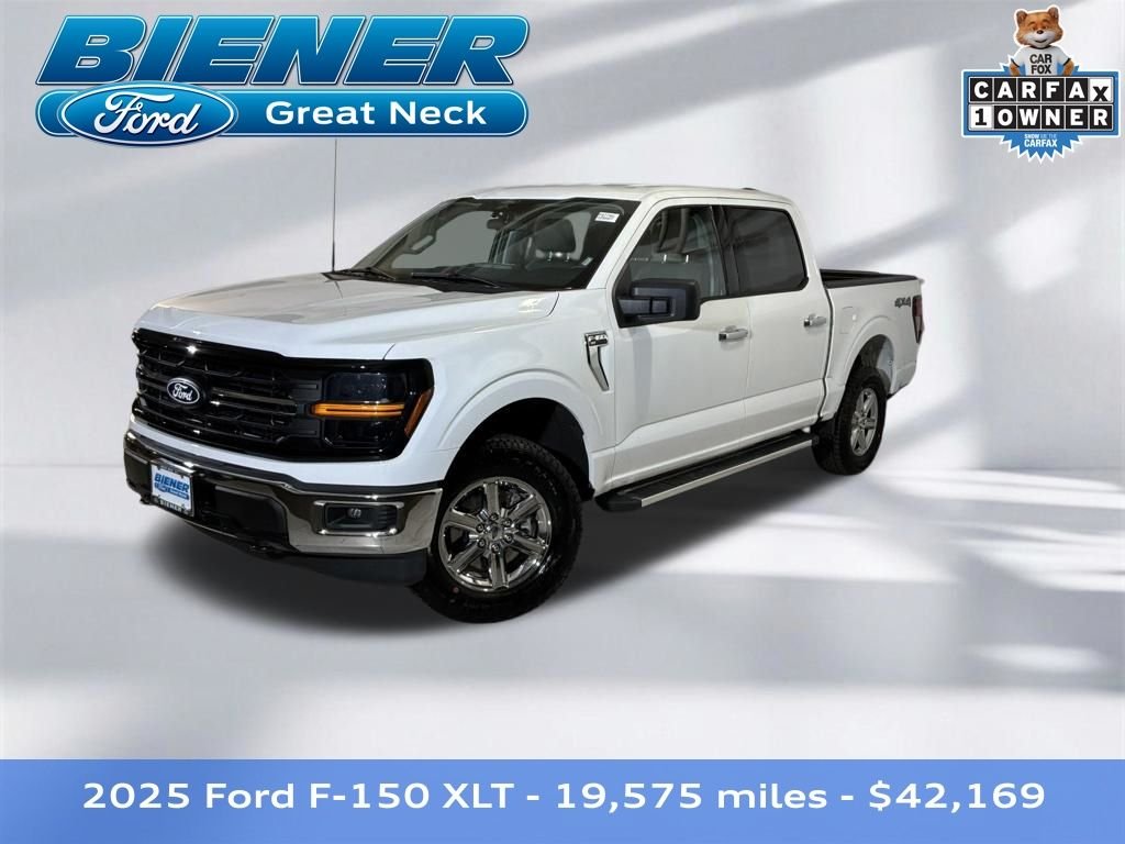 Certified Used 2025 Oxford White Ford XLT image 1