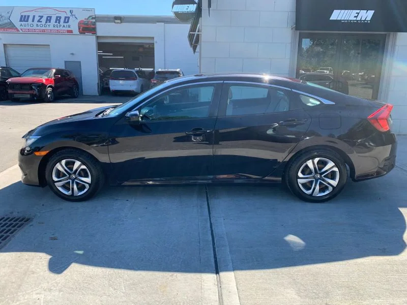 Used 2016 Black Honda LX Sedan 4D image 8