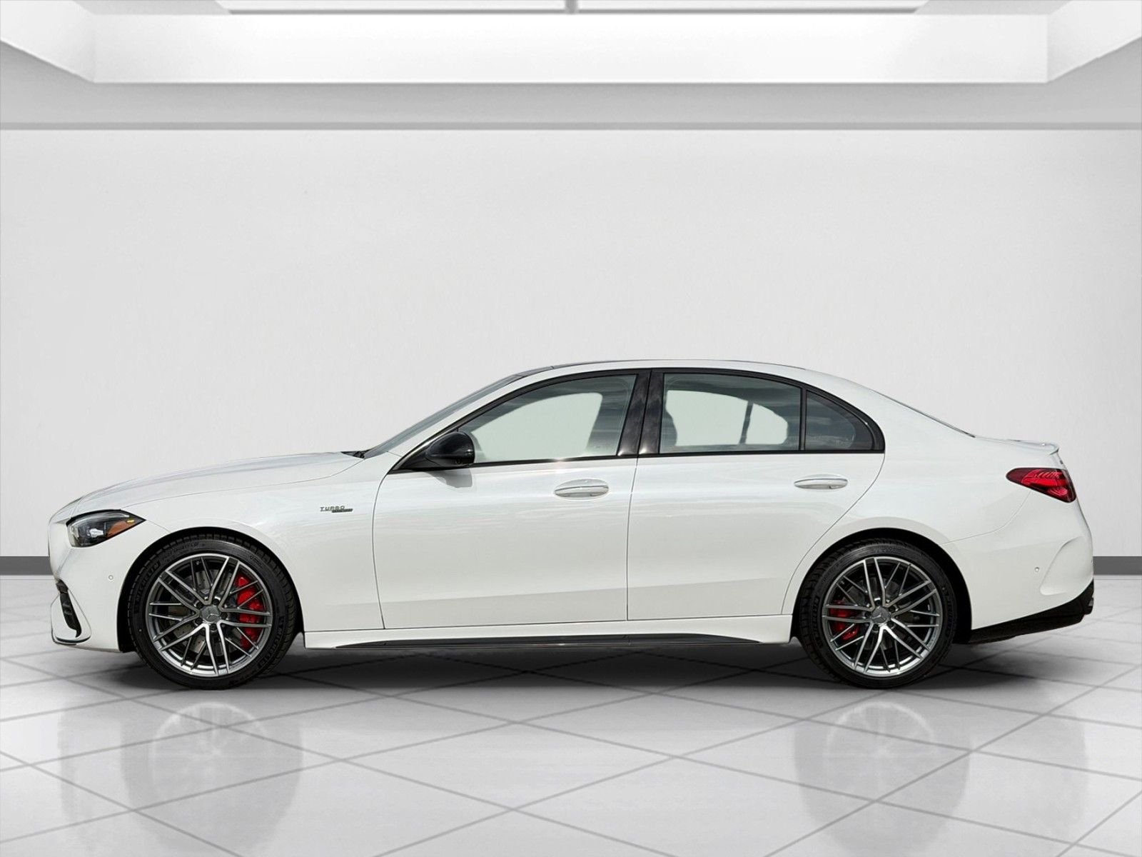 New 2026 MANUFAKTUR Moonlight White Metallic Mercedes-Benz AMG® C 43 4MATIC® Sedan image 5