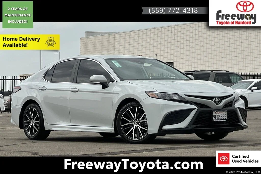 Certified Used 2024 White Toyota SE image 1