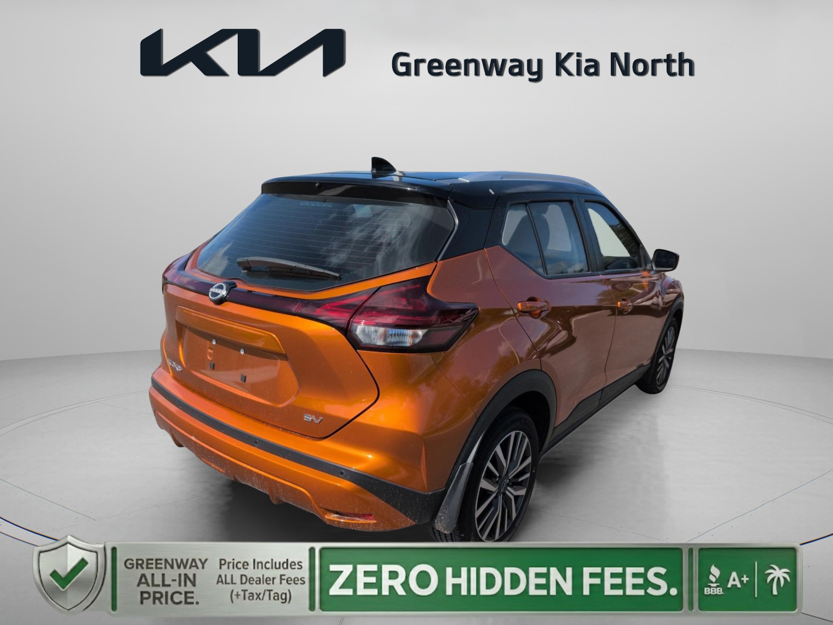 Used 2024 Monarch Orange Metallic/Super Black Nissan SV image 8
