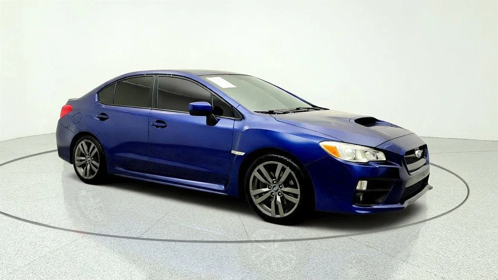 Used 2016 Lapis Blue Pearl Subaru 4dr Sedan Manual Premium w/ STI Shifter & Popular Pkg image 3