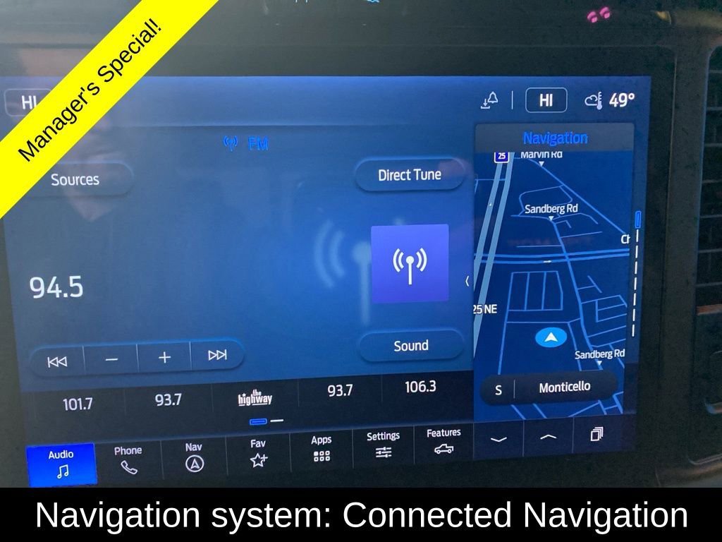 Used 2025 Ford F-150 Tremor with VIN 1FTFW4L52SFA67822 for sale in Monticello, Minnesota