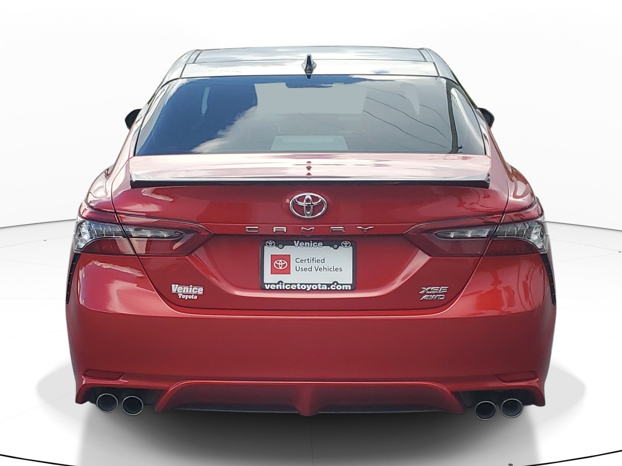 Used 2022 Supersonic Red/Midnight Black Metallic Toyota XSE image 5