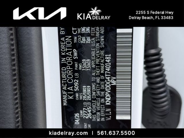 New 2026 Snow White Pearl Kia X-Line image 33